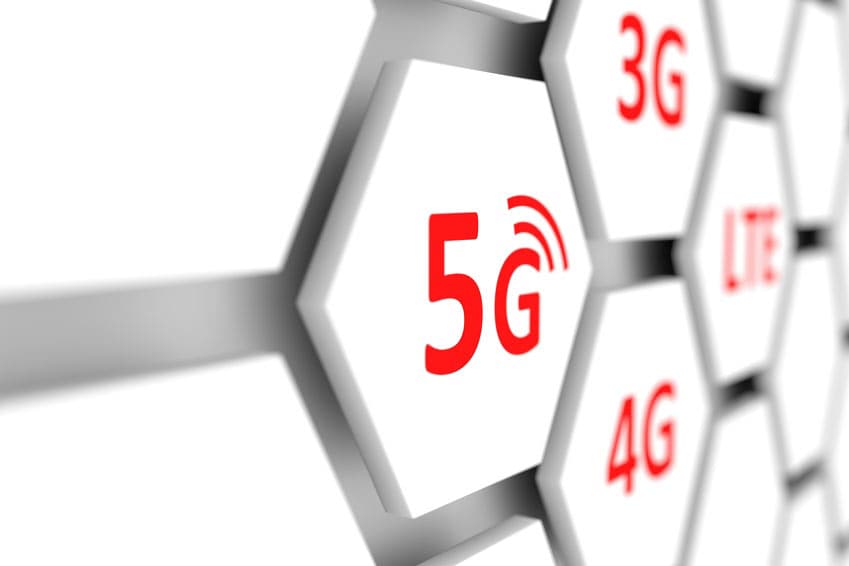 5G und 4G Grafik Mobilfunkstandard